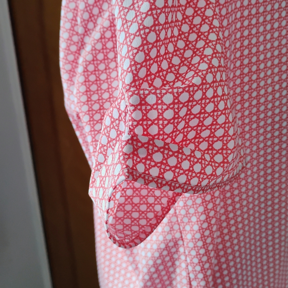 Blundle(3) Milano Women's Size Large Blouses - Coral, Blue, and Black Designs - Picture 7 of 16